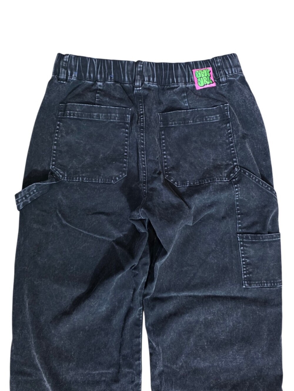 Empyre Brooke Mineral Wash Black Carpenter Pants with Pocket Details Size Small - Picture 7 of 10